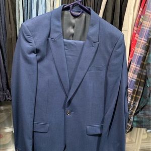 Topman Ultra Skinny Blue Suit